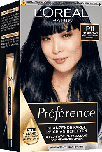 Schwarze Haare Manhattan Kuehles Intensives Schwarz 11 Preference Packshot